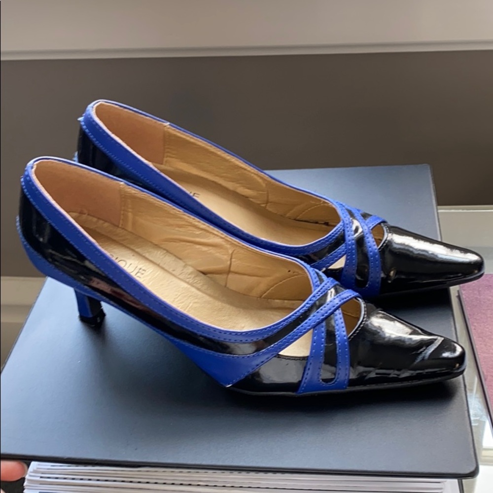 Blue and Black Classique Heels 8.5M